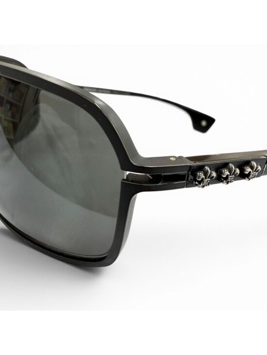 Chrome Hearts Morning Wood II 925 BS Flare Two Bridge Sunglasses Black Silver main image 8